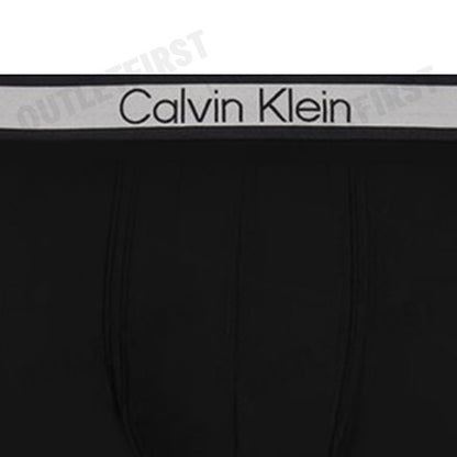 CALVIN KLEIN รุ่น TONAL LOGO MICROFIBER LOW RISE TRUNKS CODE: NB4089 UB1 กางเกงชั้นในผู้ชาย กางเกงใน กางเกงสีดำ