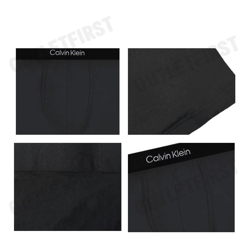 CALVIN KLEIN รุ่น ESTABLISHED ICON LOW RISE TRUNK CODE: NB3321O UB1 กางเกงชั้นในผู้ชาย กางเกงบ๊อกเซอร์ กางเกงในสีดำ