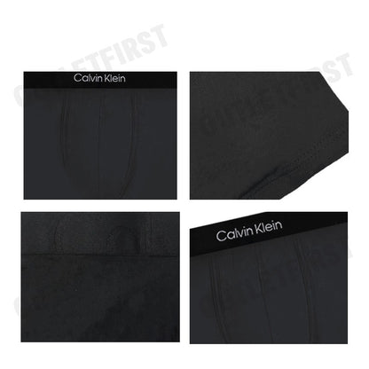 CALVIN KLEIN รุ่น ESTABLISHED ICON LOW RISE TRUNK CODE: NB3321O UB1 กางเกงชั้นในผู้ชาย กางเกงบ๊อกเซอร์ กางเกงในสีดำ