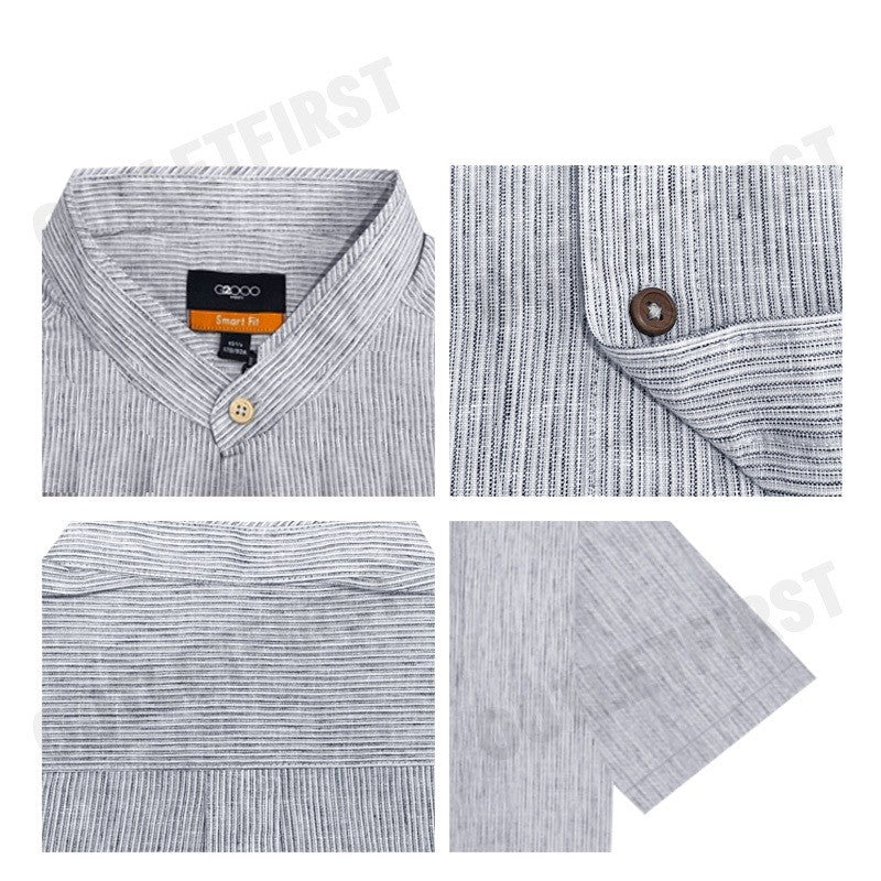G2000 รุ่น MEN'S SMART FIT CASUAL SHORT SLEEVE SHIRT CODE: 46139952 96 เสื้อเชิ้ตแขนสั้นผู้ชาย เสื้อสีเทา เสื้อผู้ชาย
