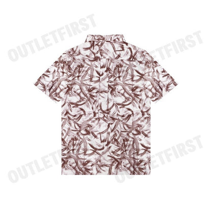 G2000 รุ่น MEN'S CASUAL SHORT-SLEEVED SHIRT CODE: 46130872 55 เสื้อเชิ้ตแขนสั้น เสื้อผู้ชาย เสื้อสีน้ำตาล