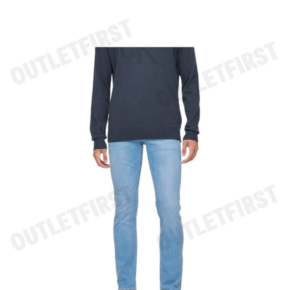 CALVIN KLEIN JEANS รุ่น MEN'S CK INTARSIA MIXED STITCH SWEATER CODE: J326453 BAN เสื้อสเวตเตอร์ เสื้อแขนยาว เสื้อผู้ชาย