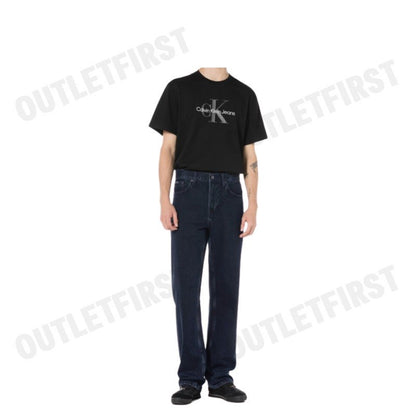 CALVIN KLEIN JEANS รุ่น MEN'S SIGNATURE 90S STRAIGHT FIT CODE: 40EM716 EF7 กางเกงยีนส์ กางเกงผู้ชาย  กางเกง