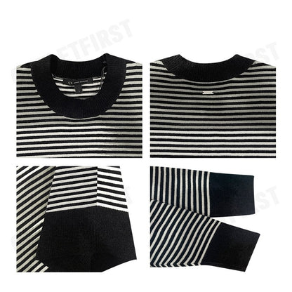ARMANI EXCHANGE  รุ่น WOMEN'S SWEATER CODE: 6DYM1N YM1TZ 21DC เสื้อสเวตเตอร์ผู้หญิง เสื้อแขนยาว เสื้อสีดำ