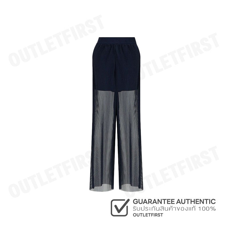 ARMANI EXCHANGE รุ่น WOMEN'S HIGH WAIST WIDE LEG PANTS CODE: 3DYP10 YN8QZ 1593 กางเกงขายาว กางเกงผู้หญิง สีกรม