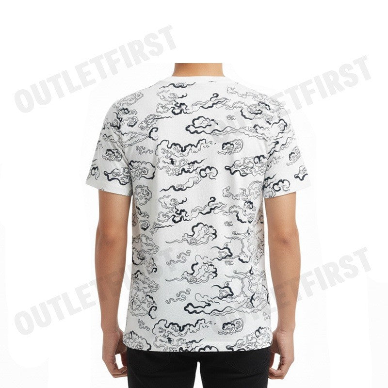 JOHN HENRY รุ่น MEN'S SLIM FIT T-SHIRT (WHITE) CODE: JH S125MTSSM13 เสื้อยืดคอกลมผู้ชาย เสื้อสีขาว เสื้อจอร์นเฮนรี่