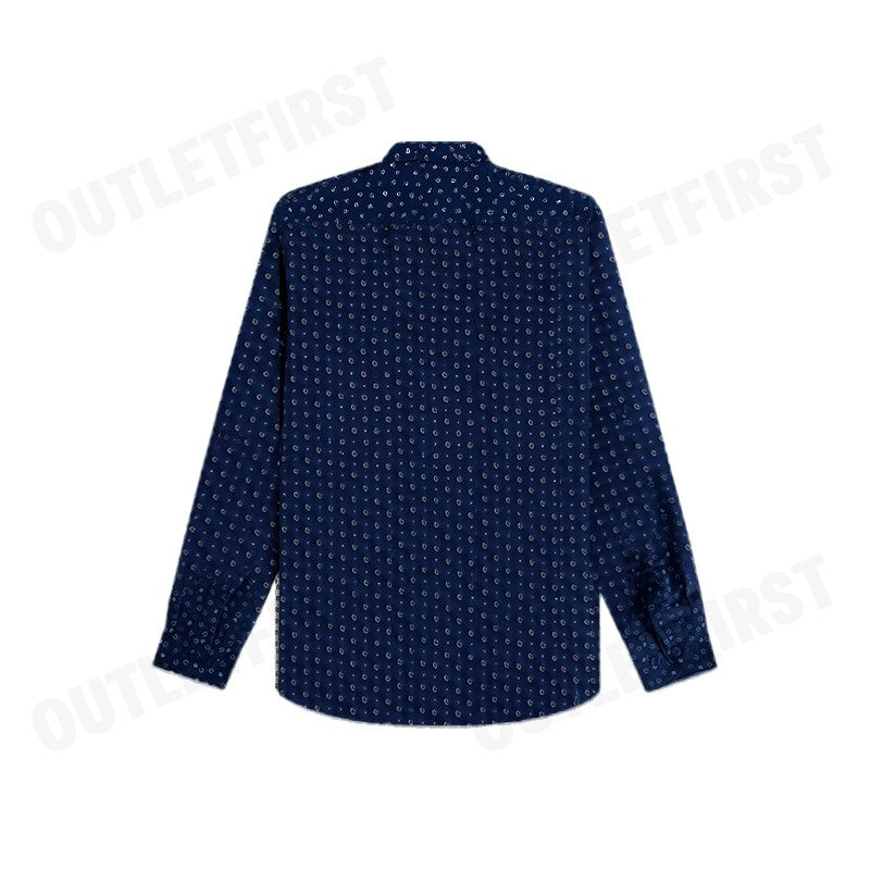 GUY LAROCHE รุ่น MAN'S LONG SLEEVES SHIRT CODE: BAB5221P4NV เสื้อเชิ้ต เสื้อแขนยาว เสื้อผู้ชาย