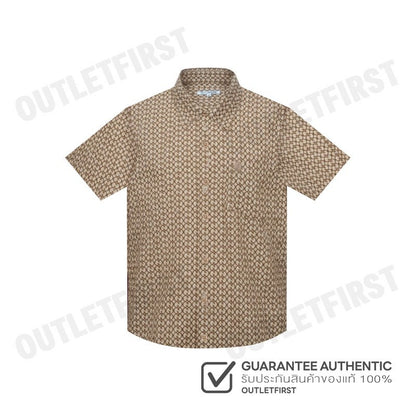 GUY LAROCHE รุ่น MAN'S SHORT SLEEVES SHIRT CODE: BAC5222P4BR เสื้อเชิ้ต เสื้อแขนสั้น เสื้อผู้ชาย