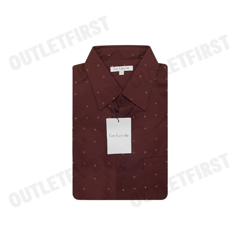 GUY LAROCHE รุ่น MAN'S SHORT SLEEVES SHIRT CODE: BAC5220P4MR เสื้อเชิ้ต เสื้อแขนสั้น เสื้อผู้ชาย