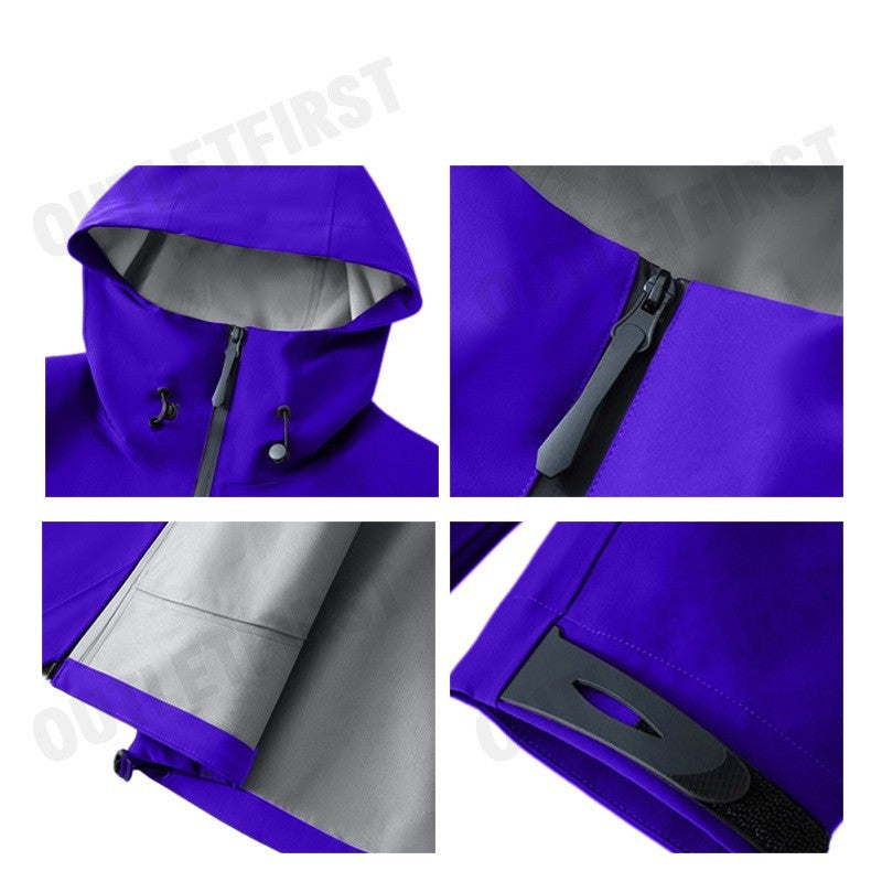 TOPSIMHORSE รุ่น ROCK CLIMBING & BOULDERING JACKETS CODE: 832 BLUE เสื้อแจ็คเก็ต เสื้อแขนยาว เสื้อกันลม กันฝน หิมะ