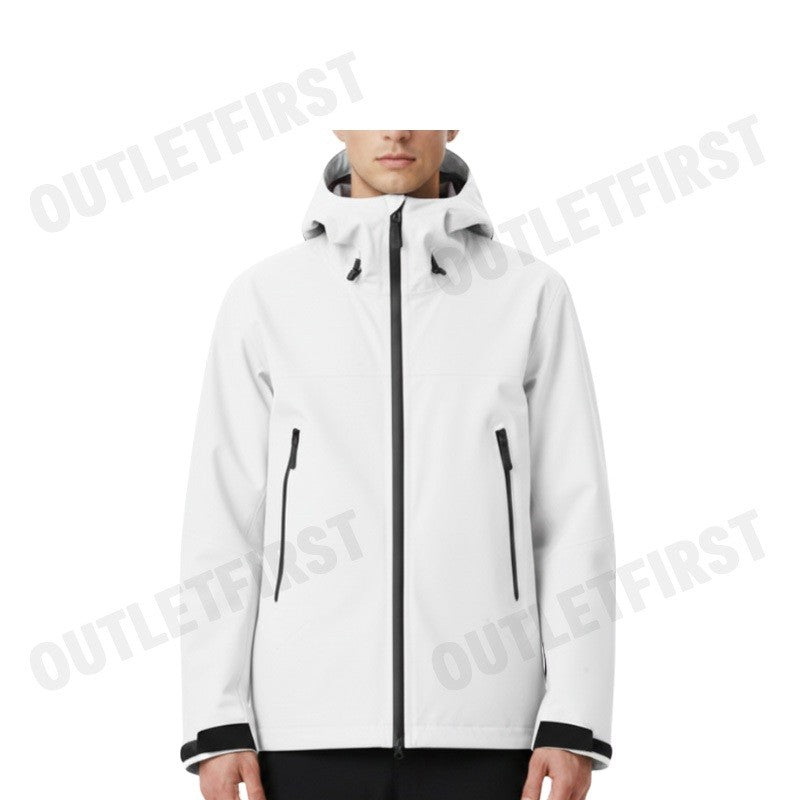 TOPSIMHORSE  รุ่น ROCK CLIMBING & BOULDERING JACKETS CODE: 832 WHITE เสื้อกันลม กันฝน ลุยหิมะ เสื้อแจ็คเก็ต แขนยาว