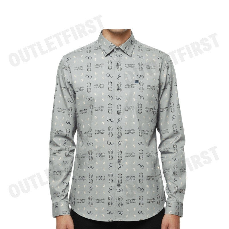 GUY LAROCHE รุ่น MAN'S LONG SLEEVES SHIRT CODE: BAB7203W3GY เสื้อเชิ้ต เสื้อแขนยาว เสื้อผู้ชาย