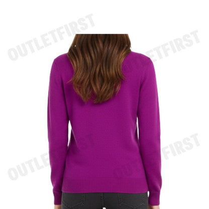 ARMANI EXCHANGE รุ่น WOMEN'S TURTLENECK SWEATER WITH EMBROIDERED LOGO CODE:6DYM1K YME3Z 7420 เสื้อสเวตเตอร์ เสื้อผู้หญิง