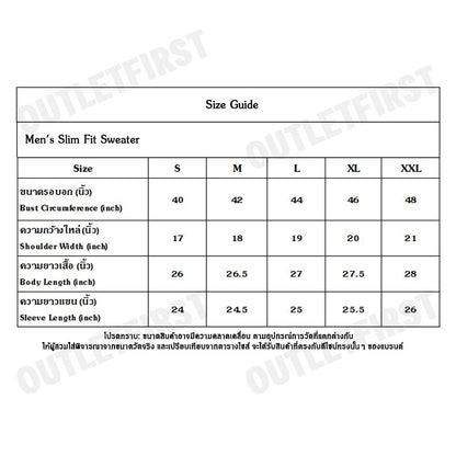 JOHN HENRY รุ่น MEN'S SLIM FIT SWEATER (BLACK) CODE: JH S125MPUSM17 เสื้อสเวตเตอร์ผู้ชาย เสื้อแขนยาว เสื้อสีดำ