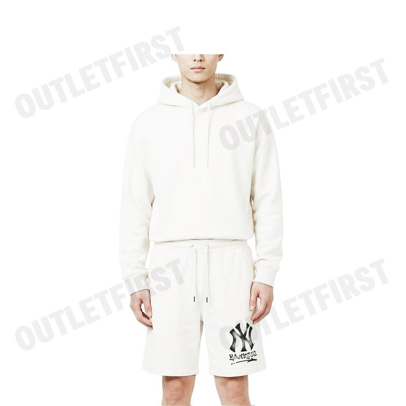 MLB รุ่น UNISEX BASIC STREET BIG LOGO 9 SHORTS CODE: 3ASPB0253 50CRS กางเกงขาสั้นผู้ชาย กางเกง กางเกงเอ็มแอลบี