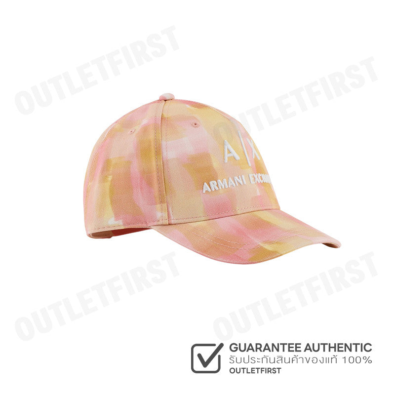 ARMANI EXCHANGE รุ่น PINK VEGAS PRINT CAP CODE: XW000874 AF13345 F4018 หมวกแก็ป หมวกเบสบอล หมวกยูนิเซ็กส์