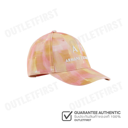 ARMANI EXCHANGE รุ่น PINK VEGAS PRINT CAP CODE: XW000874 AF13345 F4018 หมวกแก็ป หมวกเบสบอล หมวกยูนิเซ็กส์