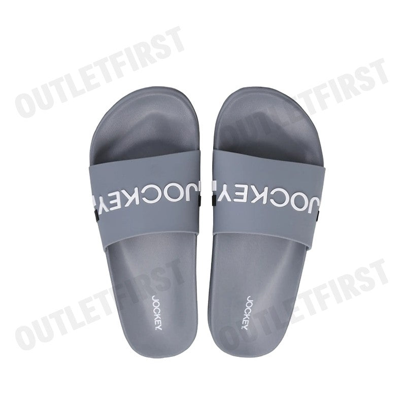 JOCKEY รุ่น MAN'S AFFORDABLE SANDALS CODE: KU JKSABAF02 (LIGHT GREY) รองเท้าแตะผู้ชาย รองเท้าสลิปออน รองเท้าจ๊อกกี้