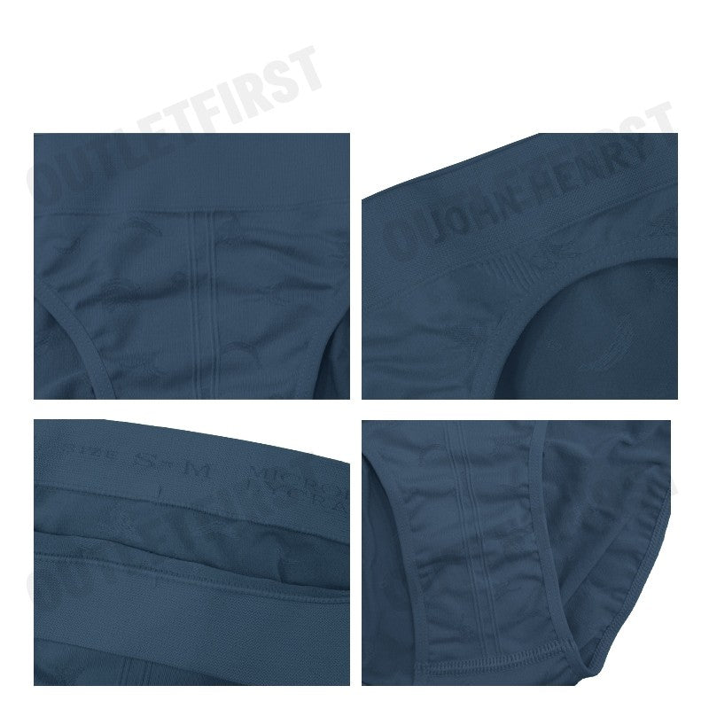 JOHN HENRY รุ่น UNDERWEAR SEAMLESS FASHION CODE: JU JU2410 (NAVY) กางเกงชั้นในผู้ชาย กางเกงในจอน กางเกงสีกรม