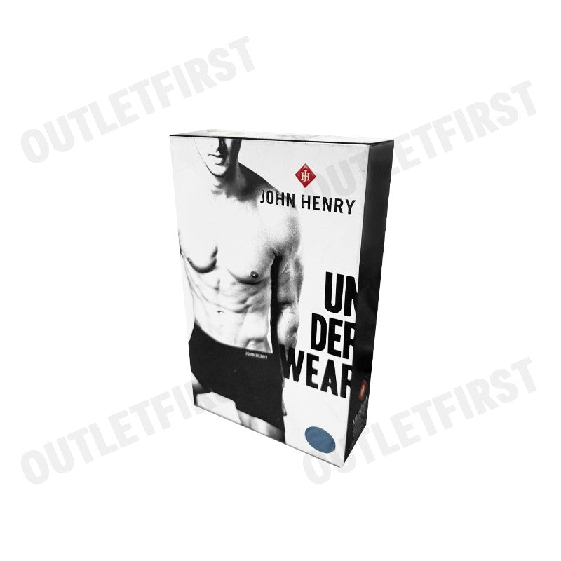 JOHN HENRY รุ่น UNDERWEAR SEAMLESS FASHION CODE: JU JU4410 (NAVY) กางเกงชั้นในผู้ชาย กางเกงบ็อกเซอร์ กางเกงสีกรม