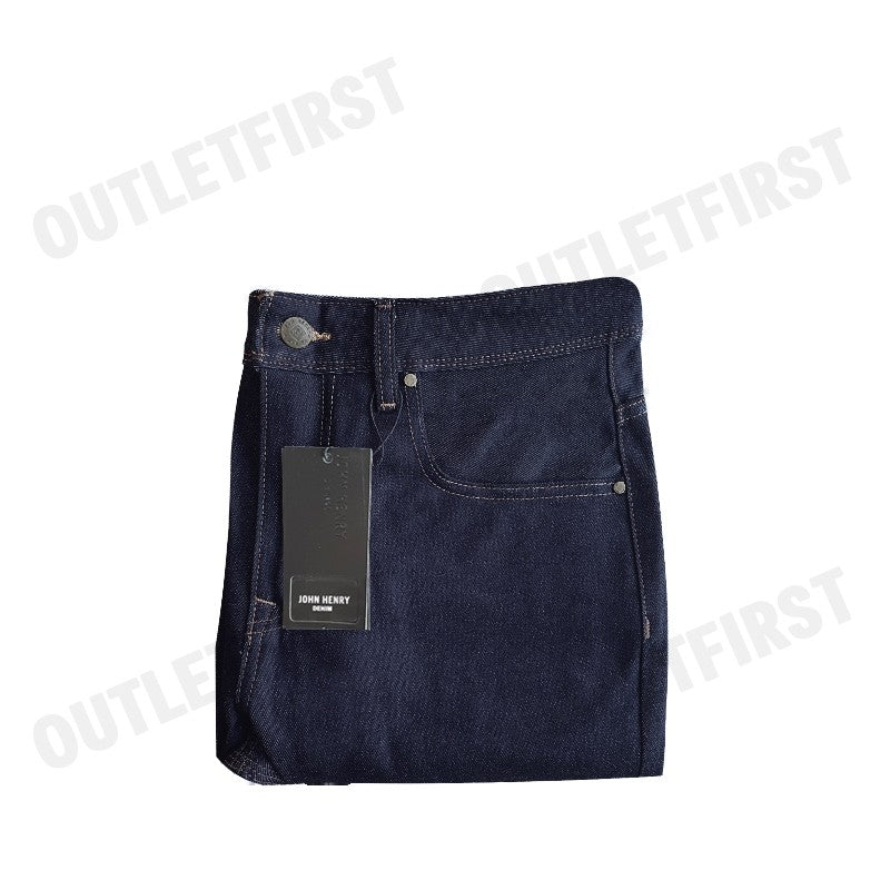 JOHN HENRY รุ่น MEN'S REGULAR FIT JEANS (DRAK BLUE) CODE: JH S225MPTRG30 กางเกงยีนส์ผู้ชาย กางเกงขายาว กางเกงจอน