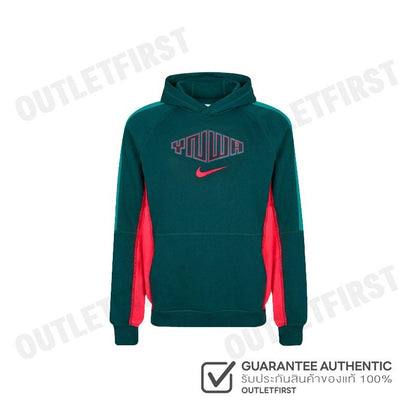 NIKE รุ่น WOMEN'S NIKE LIVERPOOL TRAVEL HOODIE CODE: DJ9714 375 เสื้อสเวตเตอร์ผู้หญิง เสื้อแขนยาว เสื้อสีเขียว