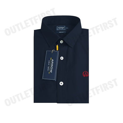 ARROW รุ่น MEN'S SHORT SLEEVES SMART FIT SHIRT CODE: MACM710S3CSNV เสื้อเชิ้ต เสื้อแขนสั้น เสื้อเชิ้ตผู้ชาย