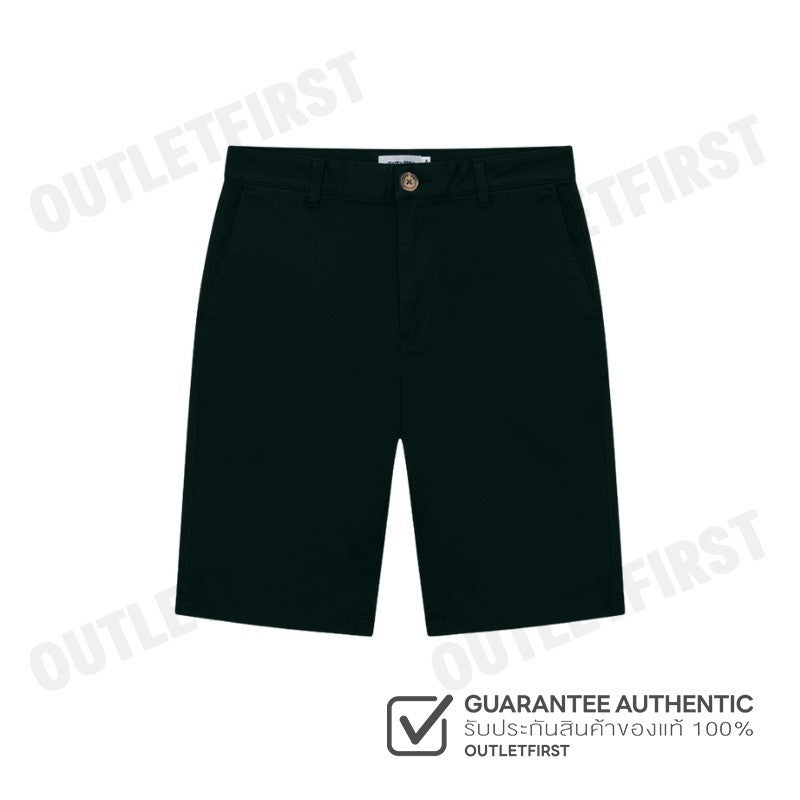 JOHN HENRY รุ่น MEN'S SLIM FIT SHORTS PANT (DARK GREEN) CODE: JH F524MSHSM47 กางเกงขาสั้น กางเกงผู้ชาย กางเกงสีเขียวเข้ม