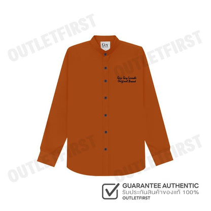 GUY LAROCHE รุ่น STAND COLLAR SLIM FIT SHIRT CODE: DAC6260P3OR เสื้อเชิ้ต เสื้อแขนยาว เสื้อผู้ชาย