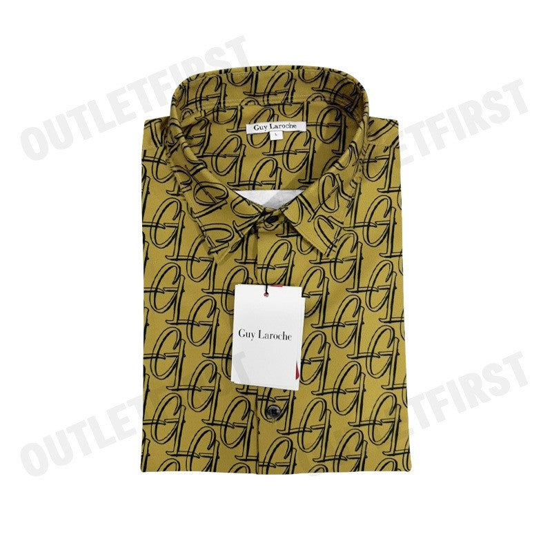 GUY LAROCHE รุ่น MAN'S LONG SLEEVES SHIRT CODE: BAB7204S3YE เสื้อเชิ้ต เสื้อแขนยาว เสื้อผู้ชาย