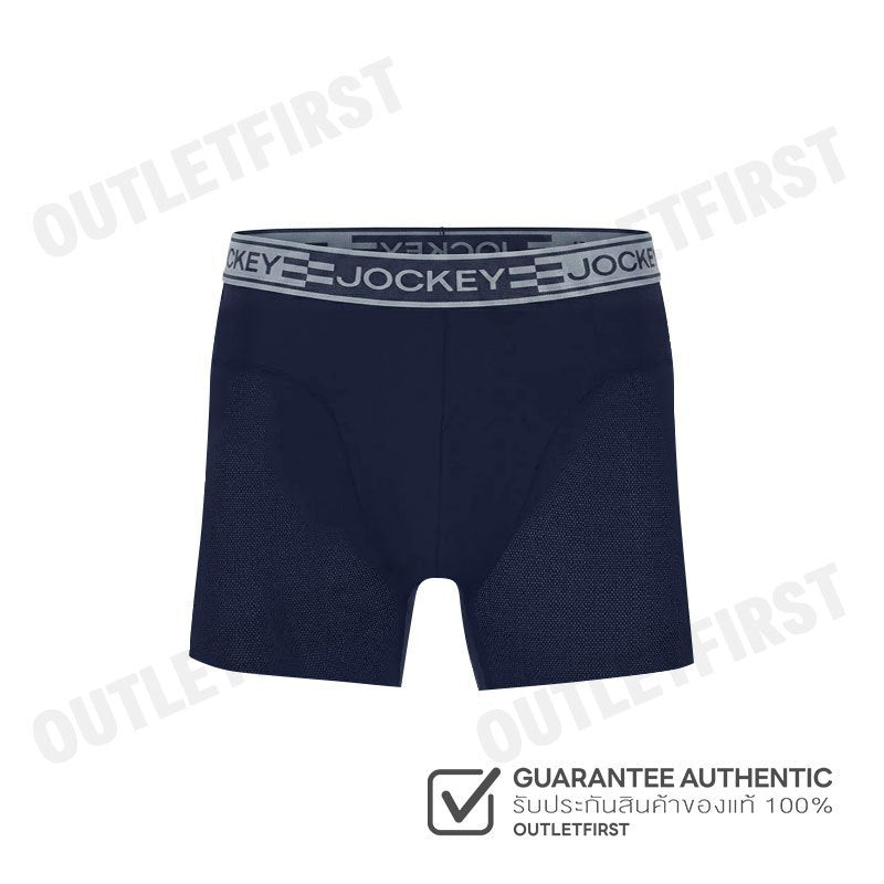 JOCKEY รุ่น UNDERWEAR BOXER TRUNK CODE: KU 19943918 (NAVY) กางเกงชั้นในผู้ชาย กางเกงในบ็อกเซอร์ กางเกงจ็อคกี้