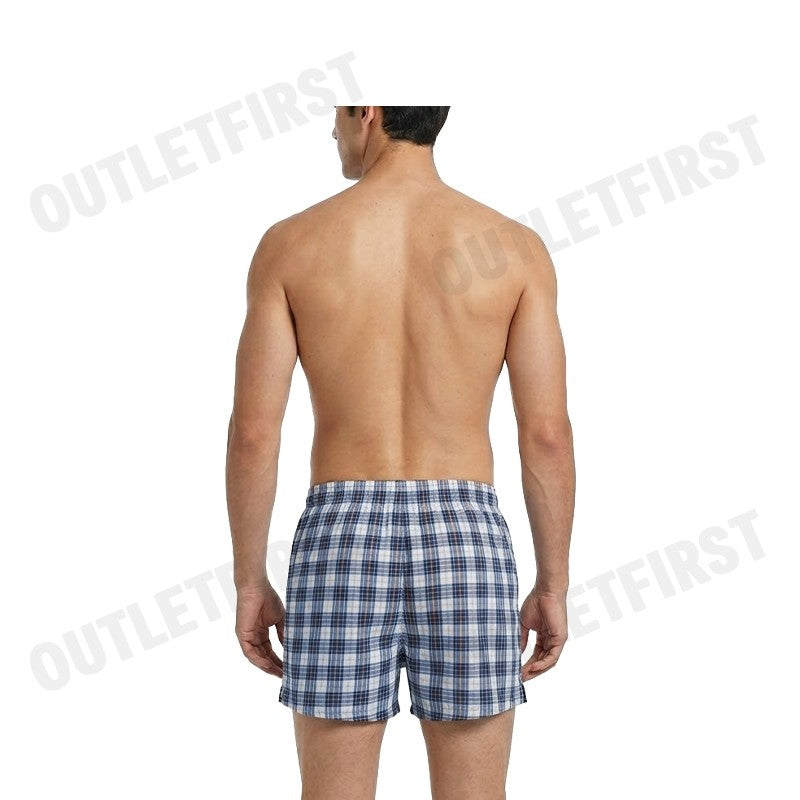 HUSH PUPPIES  MEN'S BOXER SHORTS SLEEPWEAR COLOR NAVY CODE: HU H3W283 (NAVY)