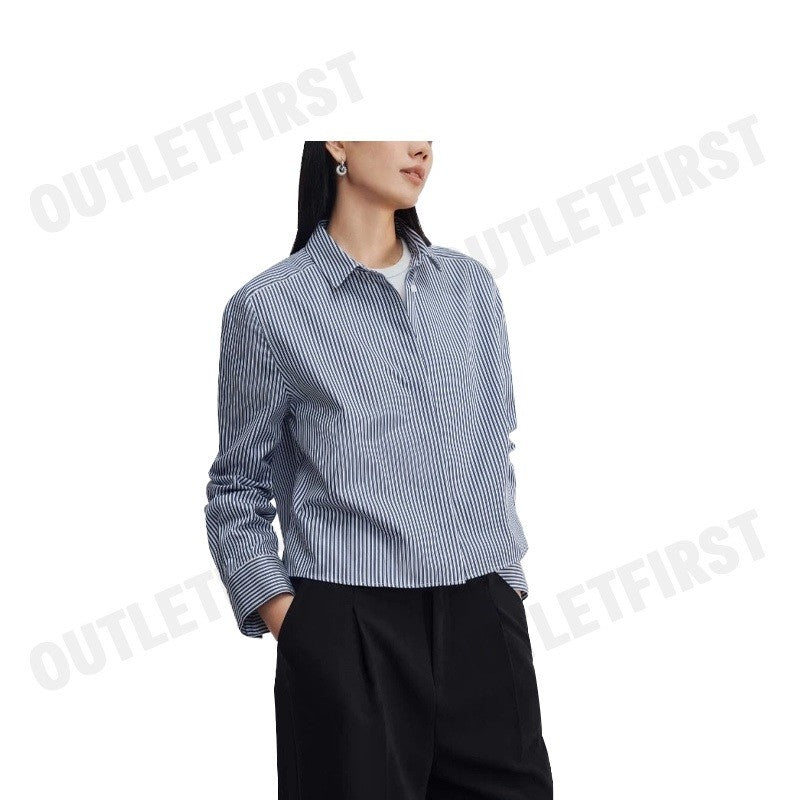 G2000 WOMEN'S CASUAL SHIRT IN LOOSE FIT COLOR NAVY CODE: 4622313079
