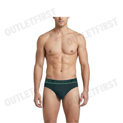 JOCKEY MEN'S COOLING JADE BRIEFS COLOR GREEN CODE: KU 1977 (GREEN)