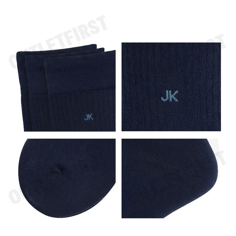 JOCKEY ถุงเท้า รุ่น CLASSIC 3 PAIRS MEN'S SOCKS CODE: JA 993S3 (NAVY) ถุงเท้า ถุงเท้าข้อยาว ถุงเท้าสีกรม