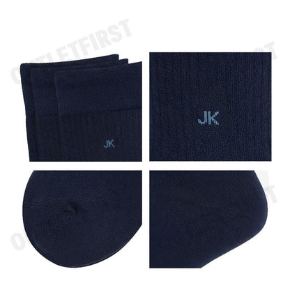 JOCKEY ถุงเท้า รุ่น CLASSIC 3 PAIRS MEN'S SOCKS CODE: JA 993S3 (NAVY) ถุงเท้า ถุงเท้าข้อยาว ถุงเท้าสีกรม
