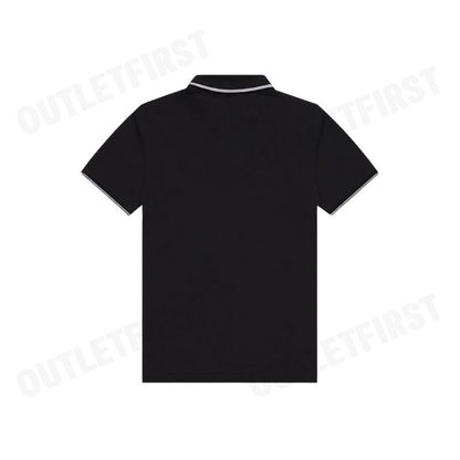 CALVIN KLEIN รุ่น MEN'S STRETCH PIQUE SOLID TIPPED SHORT SLEEVE POLO SHIRT CODE: 40FC261 UB1 เสื้อโปโล เสื้อคอปก ผู้ชาย