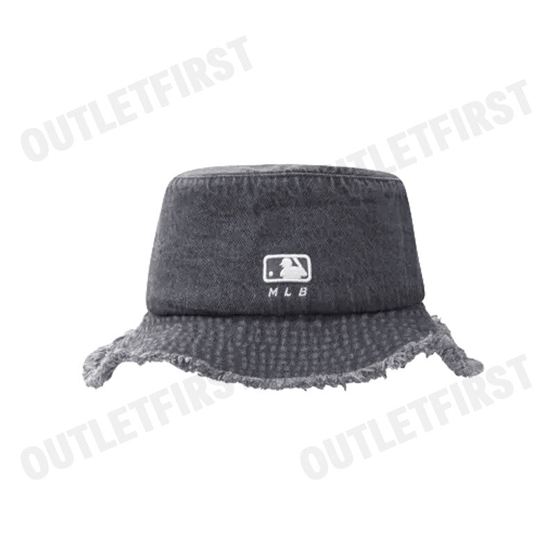 MLB รุ่น UNISEX COLOR DENIM SAFARI BUCKET HAT CODE: 3AHTD025N 50GRS หมวกบักเก็ต หมวกสีเทา หมวกเอ็มแอลบี
