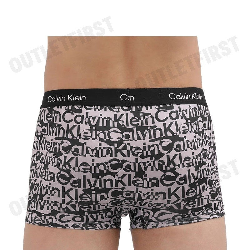 CALVIN KLEIN รุ่น MICRO LOW RISE TRUNK CODE: NB3406 LNM กางเกงชั้นใน กางเกงชั้นในผู้ชาย กางเกงขาสั้น