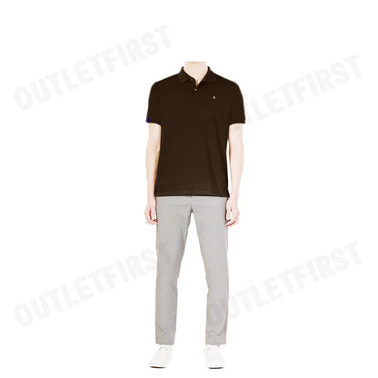 JOHN HENRY รุ่น MEN'S SLIM FIT POLO SHIRT (BROWN) CODE: JH F324MPLSM61 เสื้อโปโล เสื้อโปโลผู้ชาย เสื้อโปโลแขนสั้น