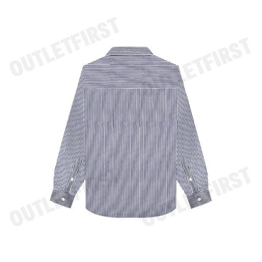 JOHN HENRY รุ่น MEN'S LONG SLEEVES SLIM FIT SHIRT (NAVY) CODE: JH F424MSLSM38 เสื้อเชิ้ตแขนยาว เสื้อเชิ้ต เสื้อทำงาน