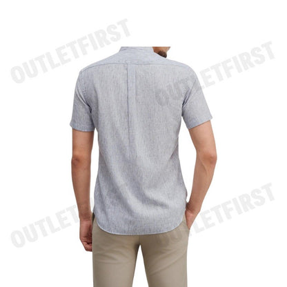G2000 รุ่น MEN'S SMART FIT CASUAL SHORT SLEEVE SHIRT CODE: 46139952 96 เสื้อเชิ้ตแขนสั้นผู้ชาย เสื้อสีเทา เสื้อผู้ชาย