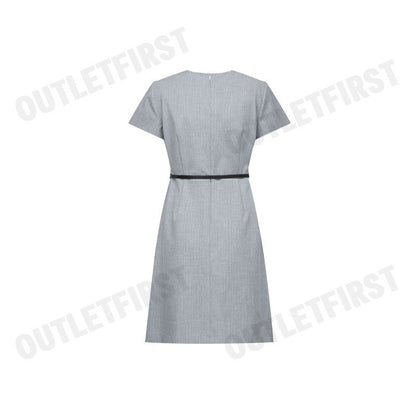 G2000 รุ่น WOMEN'S FIT & FLARE SHAPE DRESS CODE: 46232096 92 ชุดเดรสผู้หญิง ชุดกระโปรง ชุดผู้หญิง สีเทา