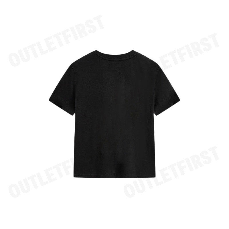 CALVIN KLEIN รุ่น WOMEN'S ARCHIVE LOGO TEE CODE: 40WH105 UB1 เสื้อยืดคอกลม เสื้อผู้หญิง เสื้อสีดำ
