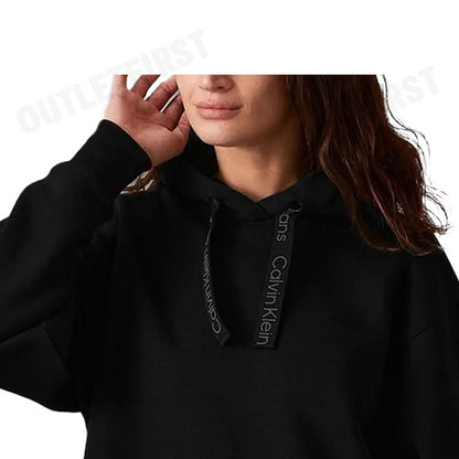 CALVIN KLEIN JEANS รุ่น WOMEN'S DRAWCORD HOODIE CODE: ZW02605 BEH เสื้อสเวตเตอร์ เสื้อแขนยาว เสื้อผู้หญิง