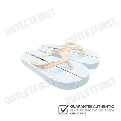 ARMANI EXCHANGE รุ่น FLIP FLOPS SANDAL CODE: XDQ010 XV700 K681 รองเท้าแตะ รองเท้าผู้หญิง รองเท้าสีขาว
