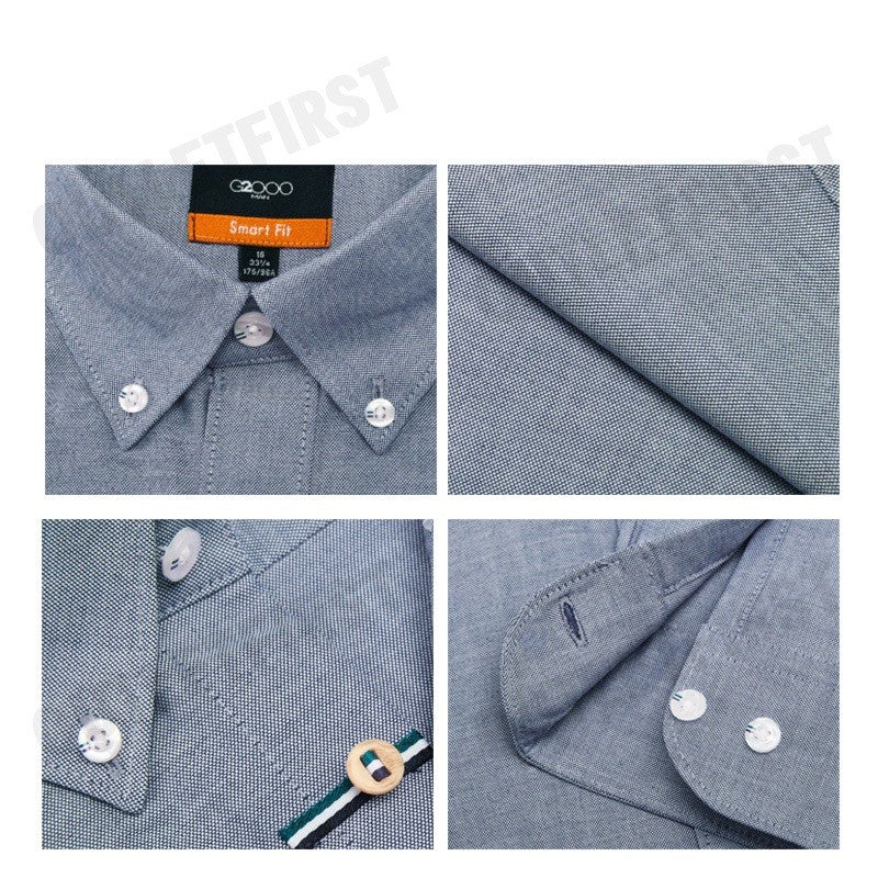 G2000 รุ่น  WRINKLE FREE COTTON SMART FIT OXFORD CASUAL SHIRT CODE: 46120962 78 เสื้อเชิ้ตแขนยาว เสื้อผู้ชาย เสื้อทำงาน