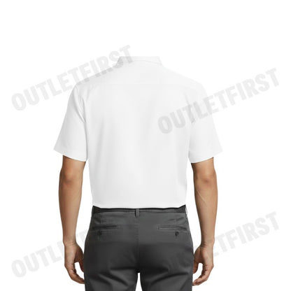 JOHN HENRY รุ่น MEN'S SHORT SLEEVES SLIM FIT SHIRT (WHITE) CODE: JH F624MSSSM53 เสื้อเชิ้ตแขนสั้นผู้ชาย เสื้อสีขาว