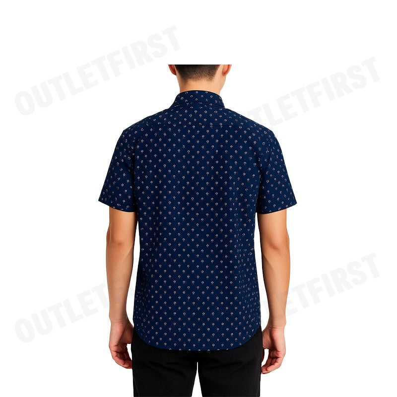 GUY LAROCHE รุ่น MAN'S SHORT SLEEVES SHIRT CODE: BAC5221P4NV เสื้อเชิ้ต เสื้อแขนสั้น เสื้อผู้ชาย