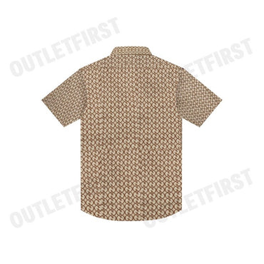 GUY LAROCHE รุ่น MAN'S SHORT SLEEVES SHIRT CODE: BAC5222P4BR เสื้อเชิ้ต เสื้อแขนสั้น เสื้อผู้ชาย